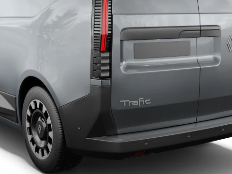 Renault Trafic e-tech 2027 with interior 3D Model