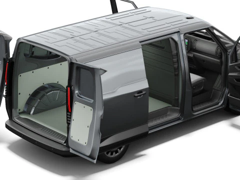 Renault Trafic e-tech 2027 with interior 3D Model
