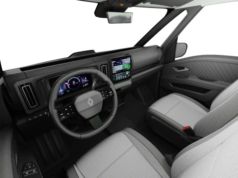 Renault Trafic e-tech 2027 with interior 3D Model