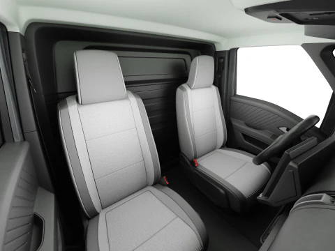 Renault Trafic e-tech 2027 with interior 3D Model
