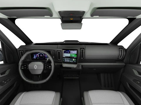 Renault Trafic e-tech 2027 with interior 3D Model
