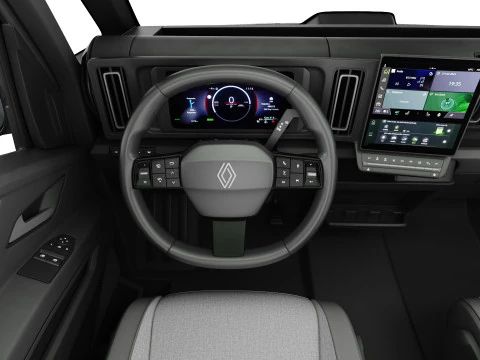 Renault Trafic e-tech 2027 with interior 3D Model