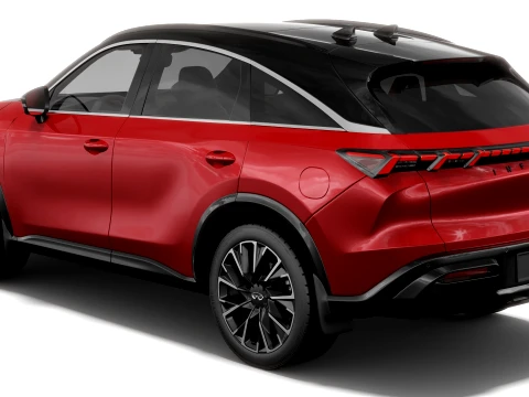 Infiniti QX65 2027 with interior 3D Model