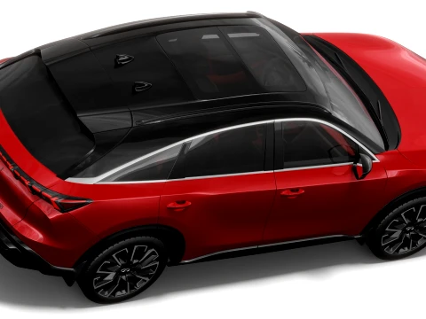 Infiniti QX65 2027 with interior 3D Model