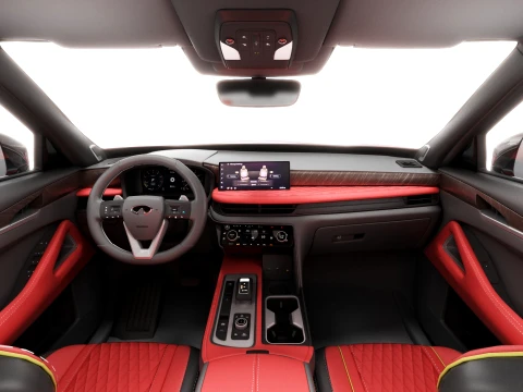 Infiniti QX65 2027 with interior 3D Model