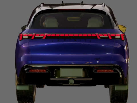 Infiniti QX65 2027 with interior 3D Model