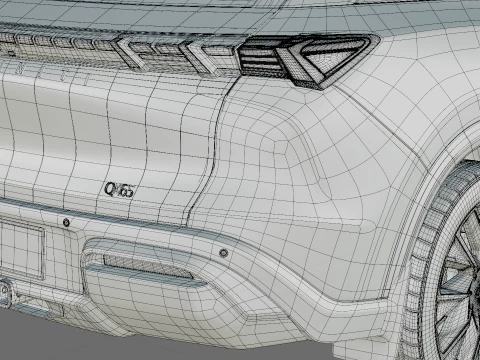 Infiniti QX65 2027 with interior 3D Model