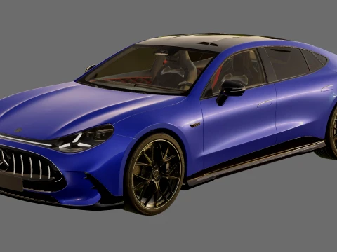 Mercedes-AMG GT 4-Door 2027 3D Model