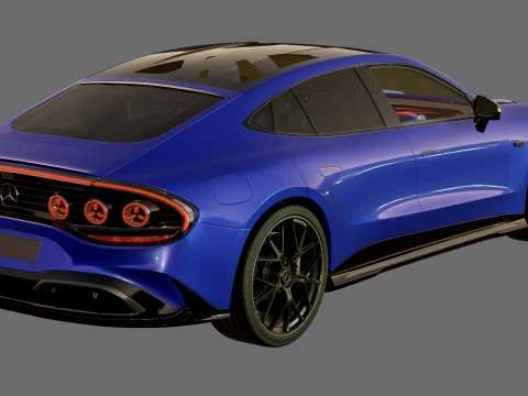Mercedes-AMG GT 4-Door 2027 3D Model