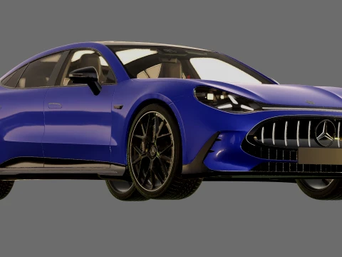 Mercedes-AMG GT 4-Door 2027 3D Model