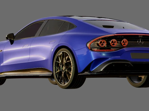 Mercedes-AMG GT 4-Door 2027 3D Model