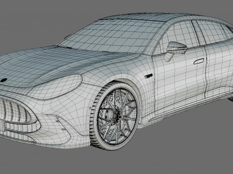 Mercedes-AMG GT 4-Door 2027 3D Model
