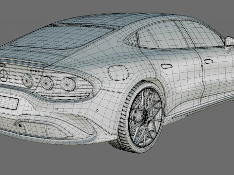 Mercedes-AMG GT 4-Door 2027 3D Model