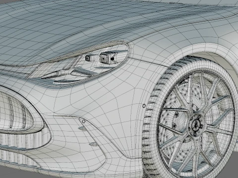 Mercedes-AMG GT 4-Door 2027 3D Model