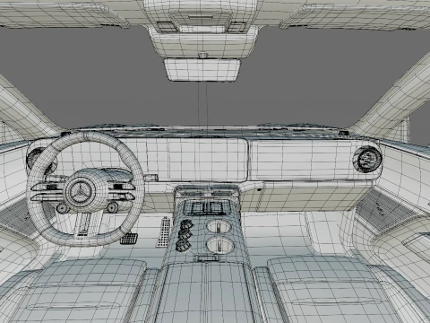 Mercedes-AMG GT 4-Door 2027 3D Model