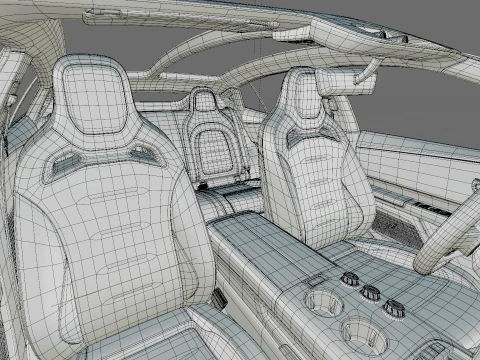 Mercedes-AMG GT 4-Door 2027 3D Model