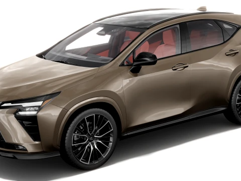 Lexus NX 2027 with interior 3D Model