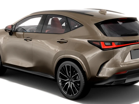 Lexus NX 2027 with interior 3D Model