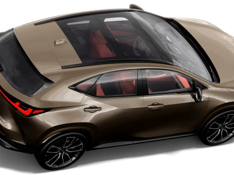 Lexus NX 2027 with interior 3D Model