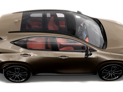 Lexus NX 2027 with interior 3D Model
