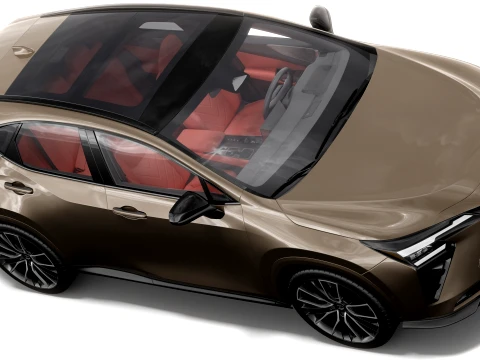 Lexus NX 2027 with interior 3D Model