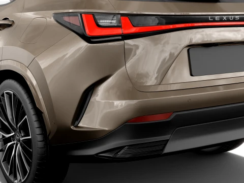 Lexus NX 2027 with interior 3D Model