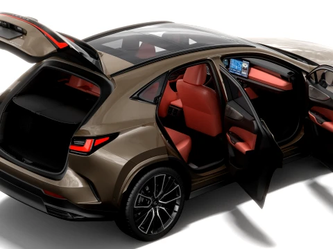 Lexus NX 2027 with interior 3D Model