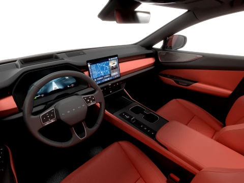 Lexus NX 2027 with interior 3D Model