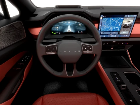 Lexus NX 2027 with interior 3D Model