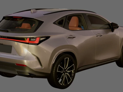 Lexus NX 2027 with interior 3D Model