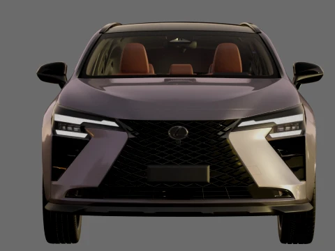Lexus NX 2027 with interior 3D Model