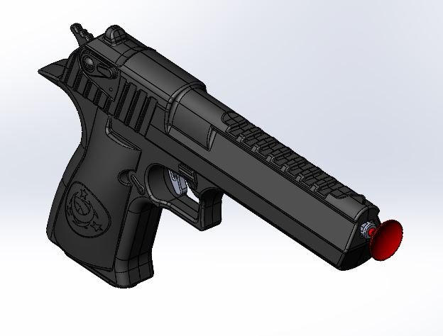 magnum 44 pistol 3Dモデル .c4d .max .obj .3ds .fbx .stl .blend 