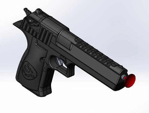 magnum 44 pistol 3D Model .c4d .max .obj .3ds .fbx .stl .blend 