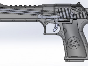magnum 44 pistol 3Dモデル