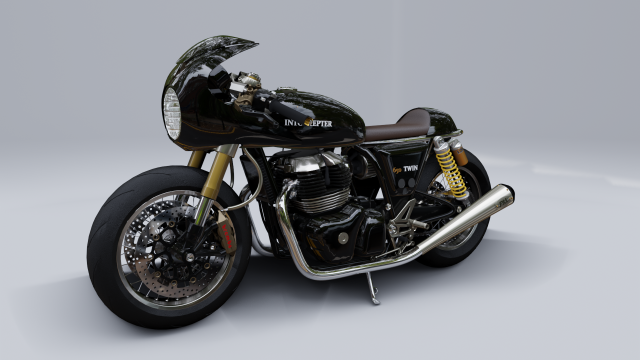 model3d royal enfield 650 Modello 3D .c4d .max .obj .3ds .fbx .stl .blend 