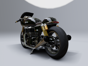 model3d royal enfield 650 Modello 3D