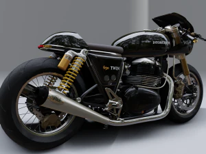 model3d royal enfield 650 3D Model