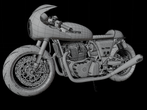 model3d royal enfield 650 Modello 3D