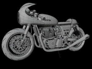 model3d royal enfield 650 3D Model