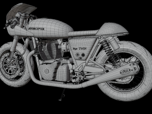 model3d royal enfield 650 Modello 3D