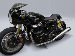 model3d royal enfield 650 Modello 3D