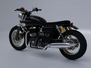 model3d royal enfield 650 Modelo 3D