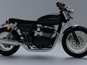 model3d royal enfield 650 Modelo 3D