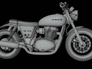model3d royal enfield 650 Modelo 3D