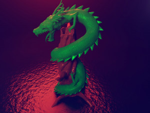 green dragon 3D Модель
