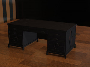 diamond executive desk 3D Модель