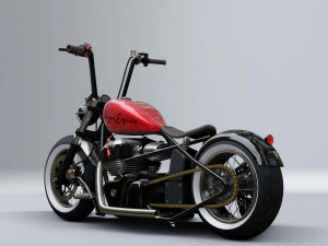 royal enfield 650 chopper 3D Model
