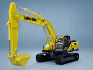 hydraulic excavator 3D Модель
