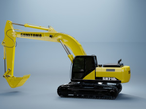 hydraulic excavator 3D Модель