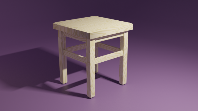 stool 3D 모델 .c4d .max .obj .3ds .fbx .stl .blend 